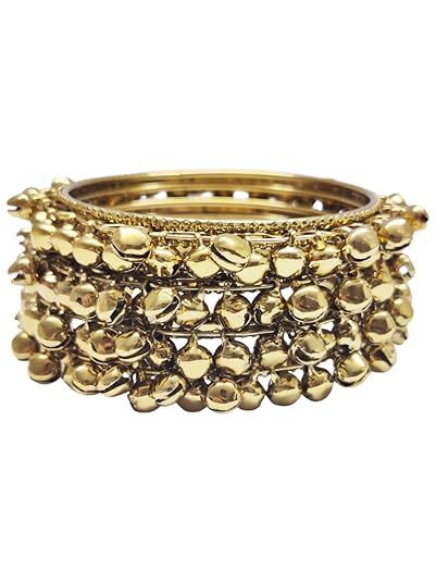 Jewellery Ghungroo Bangle Set for Women & Girls